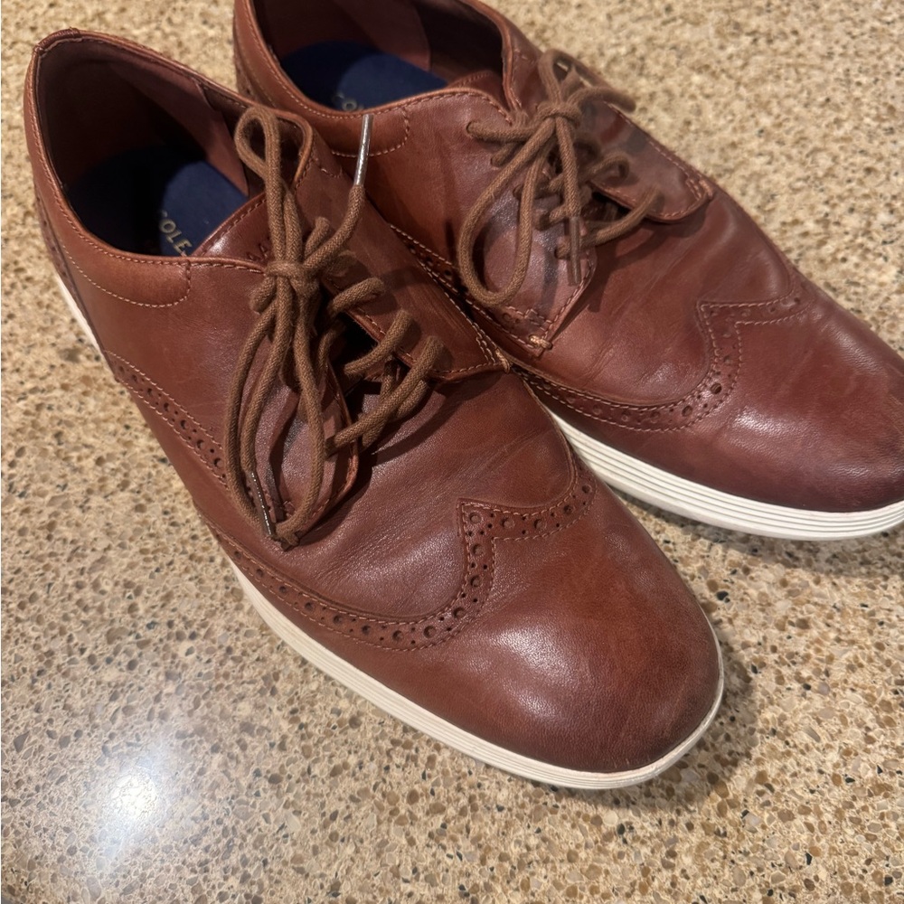 Cole Haan Brown Leather Men's Shoes 10.5